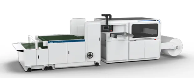 Découpeuse automatique alimentée en bobine