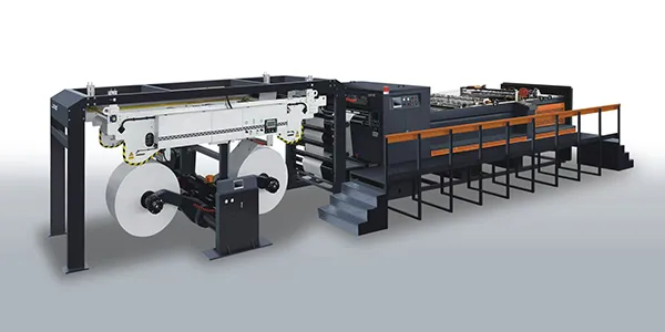 Coupeuse bobine-feuille rotative à double lame (Découpe de feuilles métalliques et de papiers métallisés)