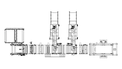 Plans d’implantation de la machine