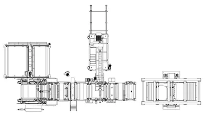 Plans d’implantation de la machine